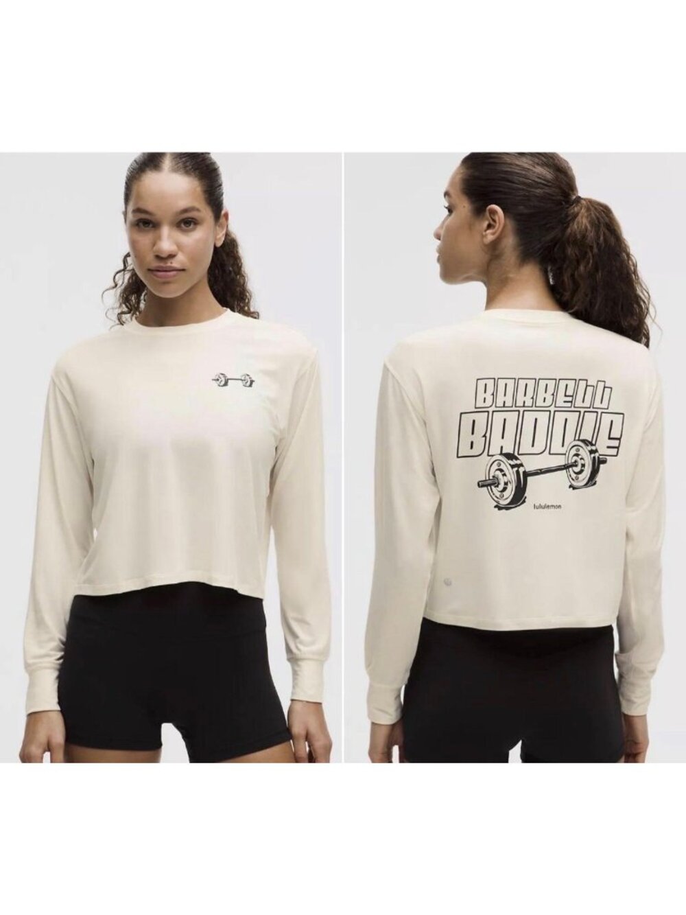 NWT Sold Out! Lululemon Barbell Baddie long sleeve t-shirt